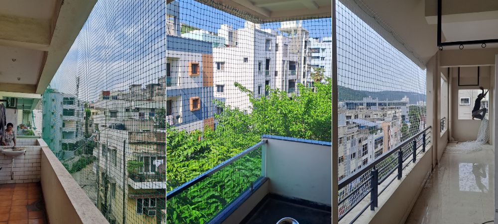 Pigeon Safety Nets for Balconies in Bangalore